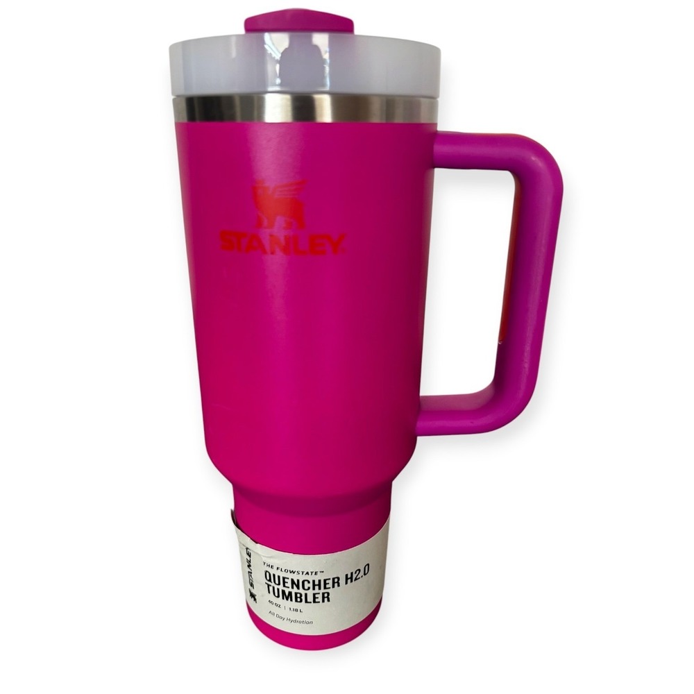 Stanley 40oz Quencher H2.0 FlowState Tumbler Vivid Violet-NWT